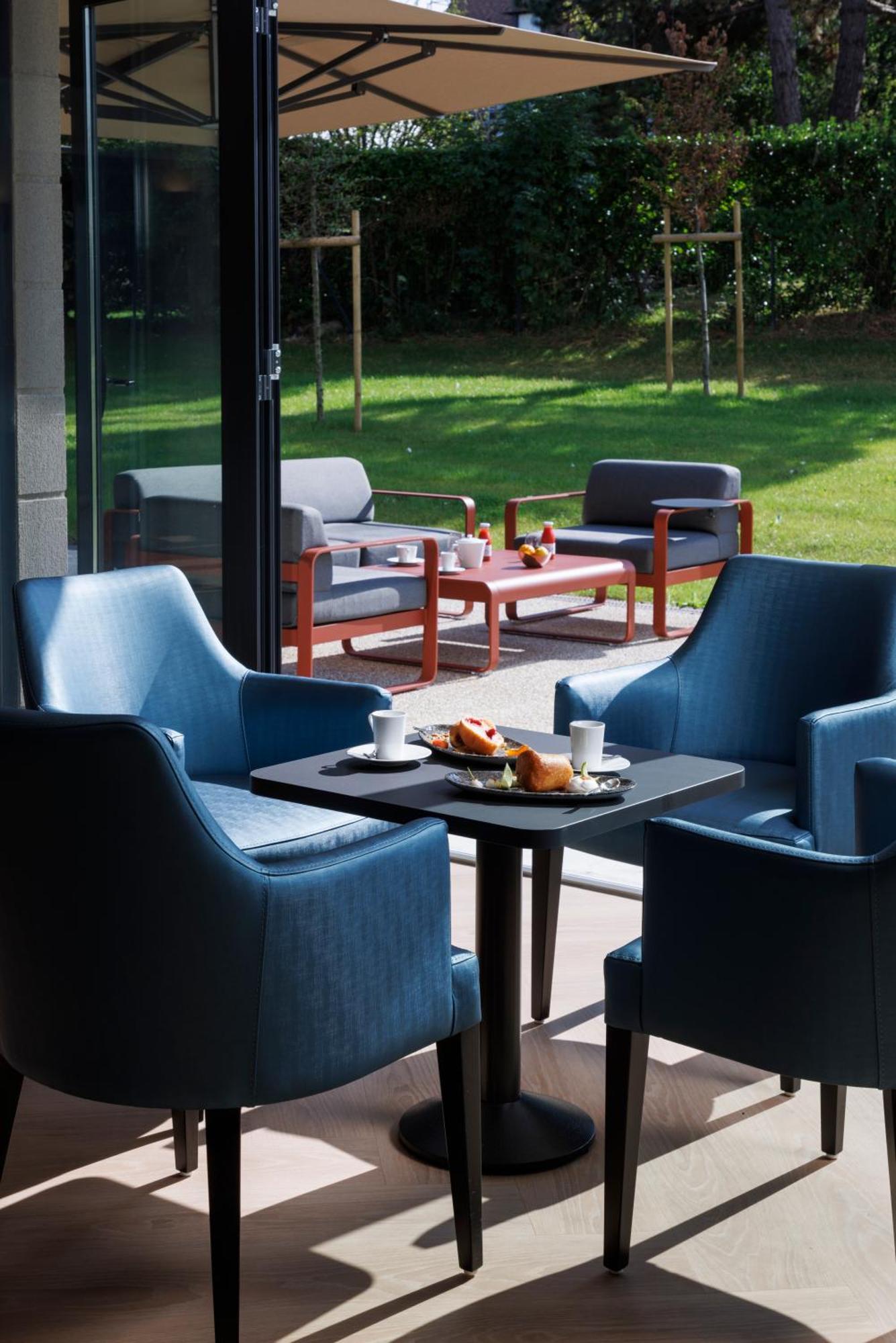 Les Boreales - Appart'Hotel & Restaurant Villers-sur-Mer Exterior foto