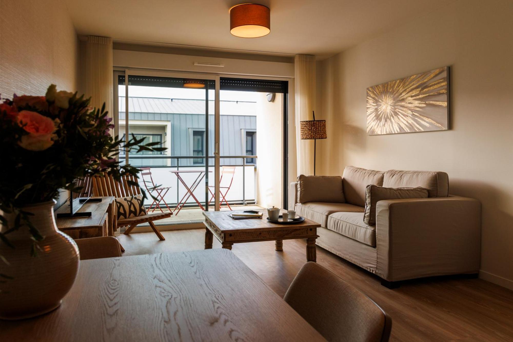 Les Boreales - Appart'Hotel & Restaurant Villers-sur-Mer Exterior foto